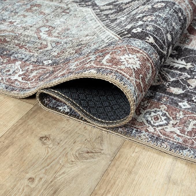 Bloom Rugs Washable Non-Slip 9' x 12' Rug - Image 6
