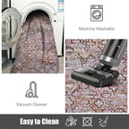 RUGSURE Washable Area Rugs, Pet & Child Friendly, Vibrant Colors Rugs - Image 7