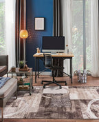 Rugshop Contemporary Abstract Circle Design Area Rug, Fade-Resistant Carpet - Image 6
