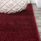 Eyely UES100Q-6SQ Supersoft Haze Solid Low-Pile Indoor Area Rug, Minimalist - Image 4