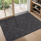 COSY HOMEER Door Mat 32”x48”, Absorbent Dirt Trapper Entryway Rugs, Non-Slip by COSYHOMEER