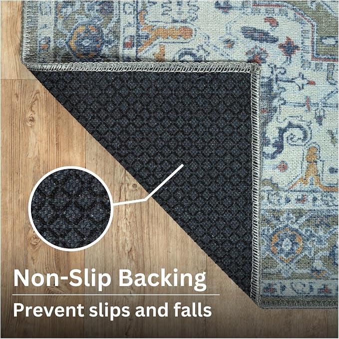Bloom Rugs Washable Non-Slip 12 ft Runner - Image 7