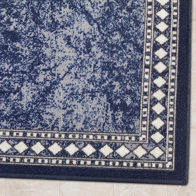 Antep Rugs Alfombras Modern Bordered 2x7 Non-Skid Low Profile Pile Rubber - Image 3