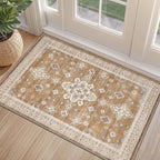 LUMI Indoor Thin Door Mat, 32x47 Washable Small Inside Doormat, Non Slip Low by LUMI