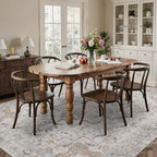9x12 Area Rugs for Living Room, Non Slip Machine Washable Vintage Rugs - Image 4
