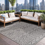 Beverly Rug Waikiki Indoor Outdoor Rug 5x7, Washable Outside Carpet - Image 9