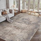 GENIMO Washable 8x10 Area Rugs for Living Room, Non Slip Modern Abstract Rug - Image 5
