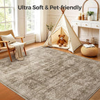 WITSHOCK 9x12 Area Rugs for Living Room: Machine Washable Non Slip Modern - Image 7