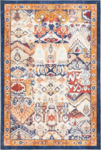Phantoscope Washable Area Rug 4'x6' Non-Slip, Vintage Boho Rugs - Image 3