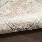 Nourison Home Astra Machine Washable Beige 2'2" x 10' Area Rug - Image 8