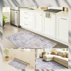 Fame Rugs Turkish Rug. Washable Vintage Oriental Antique Inspired Traditional - Image 5