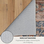 Kuden 5x7 Area Rug, Machine Washable Area Rug - Image 7