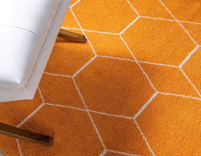 Unique Loom Trellis Frieze Collection Area Rug - Image 5