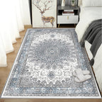5’x7’ Area Rugs for Living Room Non Slip Washable Low Pile Area Rugs for - Image 5