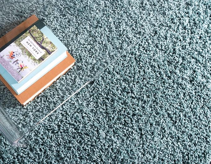 Unique Loom Solid Shag Collection Area Rug - Image 5