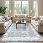 jinchan Floral 9x12 Area Rugs for Living Room - Image 3