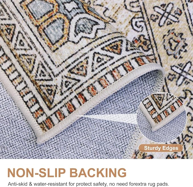 Bavni Runner Rug 2x12 Kitchen Rugs - Image 4