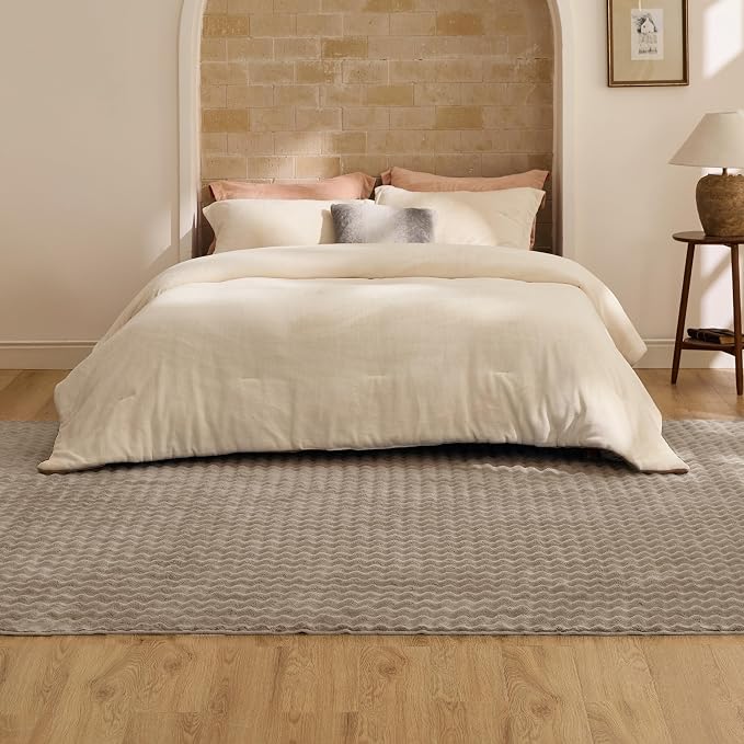 Bedsure 5x7 Fluffy Area Rugs for Living Room, Machine Washable Rugs, Non-Slip - Image 3