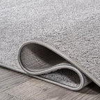 Eyely UES100K-6R Supersoft Haze Solid Low-Pile Indoor Area Rug, Minimalist - Image 3