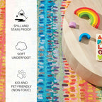 Dash and Albert Paint Chip Machine Washable Area Rug - Image 3