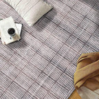 Rugshop Bohemian Stripe Lines Washable Non Slip Area Rug 3' x 5' Brown - Image 8