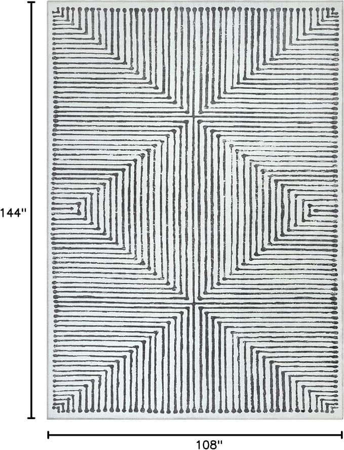 Bloom Rugs Washable Non-Slip 9' x 12' Rug - Image 2