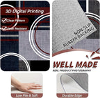 Area Rug 7x9 Modern Abstract Circle Rugs, Machine Washable & Non-Slip - Image 5