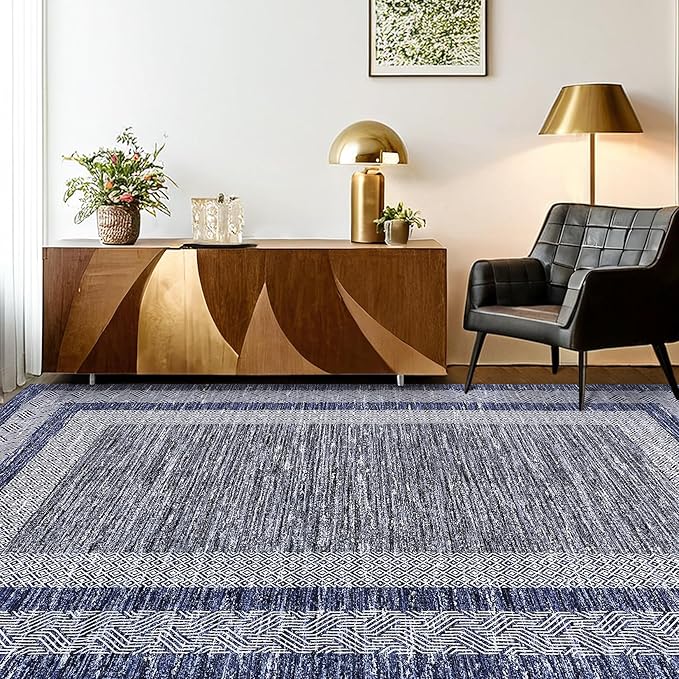 GarveeHome 10x13 Large Washable Geometric Area Rug Non Slip Non Shedding Floor - Image 2