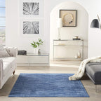 Nourison Home Nourison Essentials Navy Blue 6' x 9' Area Rug - Image 3