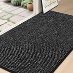 BEQHAUSE Dirt Trapper Door Mat 36" x 60", Non-Slip Washable Doormats Entrance by BEQHAUSE