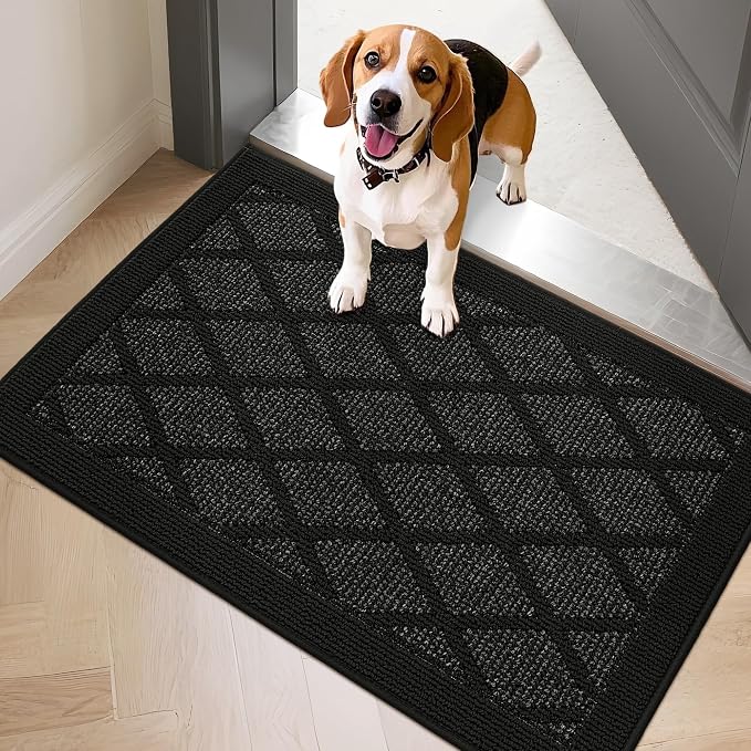 COSY HOMEER Non-Slip Door Mat 24"x36", Entryway Rugs Low Profile Absorbent Dirt - Image 9