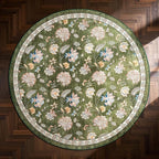 jinchan Elora 7ft Floral Round Rug - Image 8
