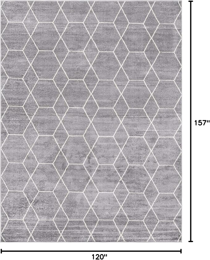 Unique Loom Trellis Frieze Collection Area Rug - Image 2