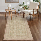 Bavni 4x6 Vintage Floral Rug, Washable Non Slip Area Rug - Image 8