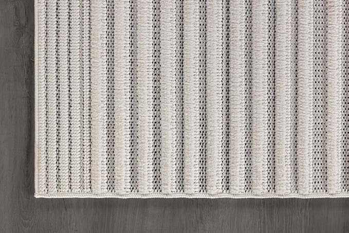 CAMILSON Modern Runner Rug 2x7 Luxury Swirl Curved Micro Loop Hallway Rugs Soft - Image 3