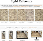 5x7 Area Rug Washable Vintage Neutral Living Room Carpet Large Indoor Non Slip - Image 2