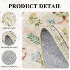 DUKINO 9x12 Rug, Washable Animal Living Room Rug - Image 5