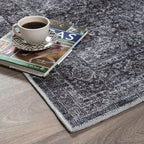 Fame Rugs Turkish Rug. Washable Vintage Oriental Antique Inspired Traditional - Image 8