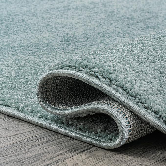 Eyely UES100S-212 Supersoft Haze Solid Low-Pile Indoor Runner Rug, Minimalist - Image 5