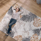 CAMILSON Indoor Outdoor Rug, Easy-Cleaning Non-Shedding Living Room, Garden and - Image 9