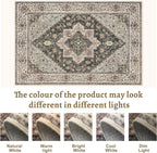 Tangsoo Washable Rug 4x6 Area Rug, Vintage Rug Indoor - Image 2