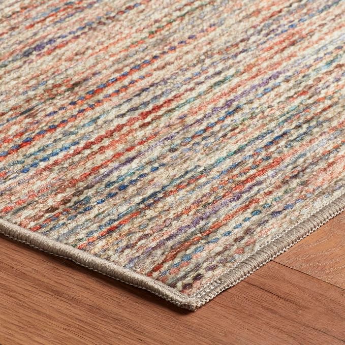 Dash & Albert Clay Multi Machine Washable Rug, 3 X 5 Feet - Image 3