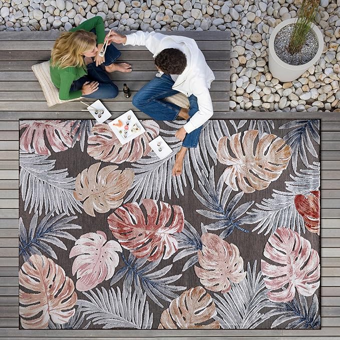 CAMILSON Indoor Outdoor Rug, Easy-Cleaning Non-Shedding Living Room, Garden and by CAMILSONIndoorOutdoorAreaRugs