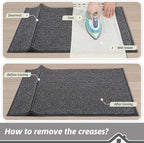 BEQHAUSE Dirt Trapper Door Mat 20" x 32", Non-Slip Washable Doormats Entrance - Image 9