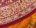 Unique Loom Reza Collection Traditional Persian Style Area Rug, Burgundy/Ivory - Image 7