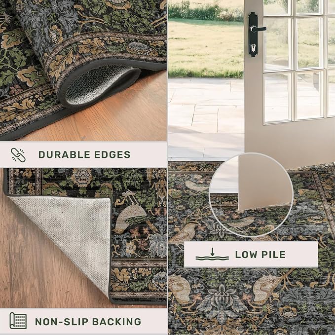 Vintage 9x12 Dining Room Rugs for Under Table - Image 4