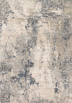 Loloi Teagan Collection TEA-07 Natural/Denim 7'-11" x 10'-6" Area Rug, Soft - Image 3