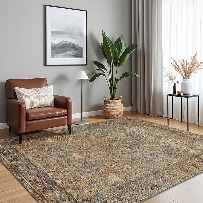 Bavni Washable Rug 6x9 Area Rug - Image 4
