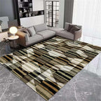 Large Living Room Area Rug 5x6ft, Modern Geometric Rugs, Machine Washable & - Image 3