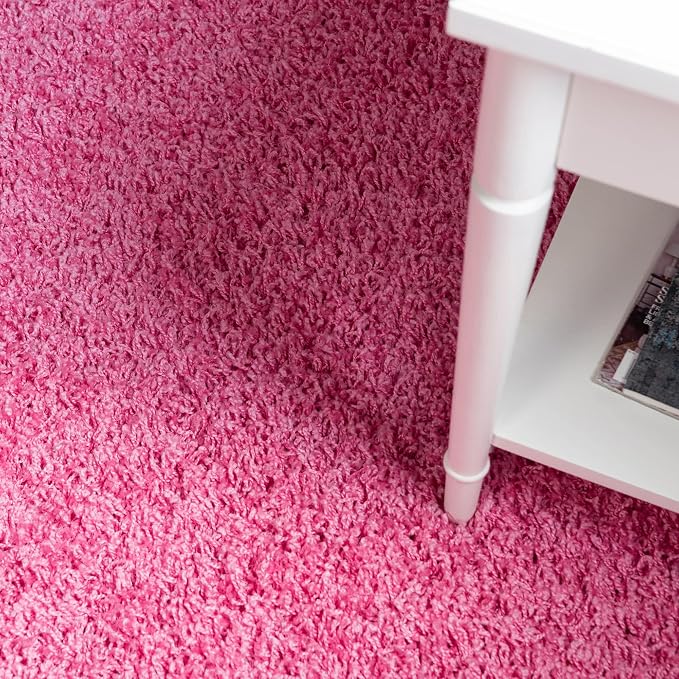 Unique Loom Solid Shag Collection Area Rug - Image 5